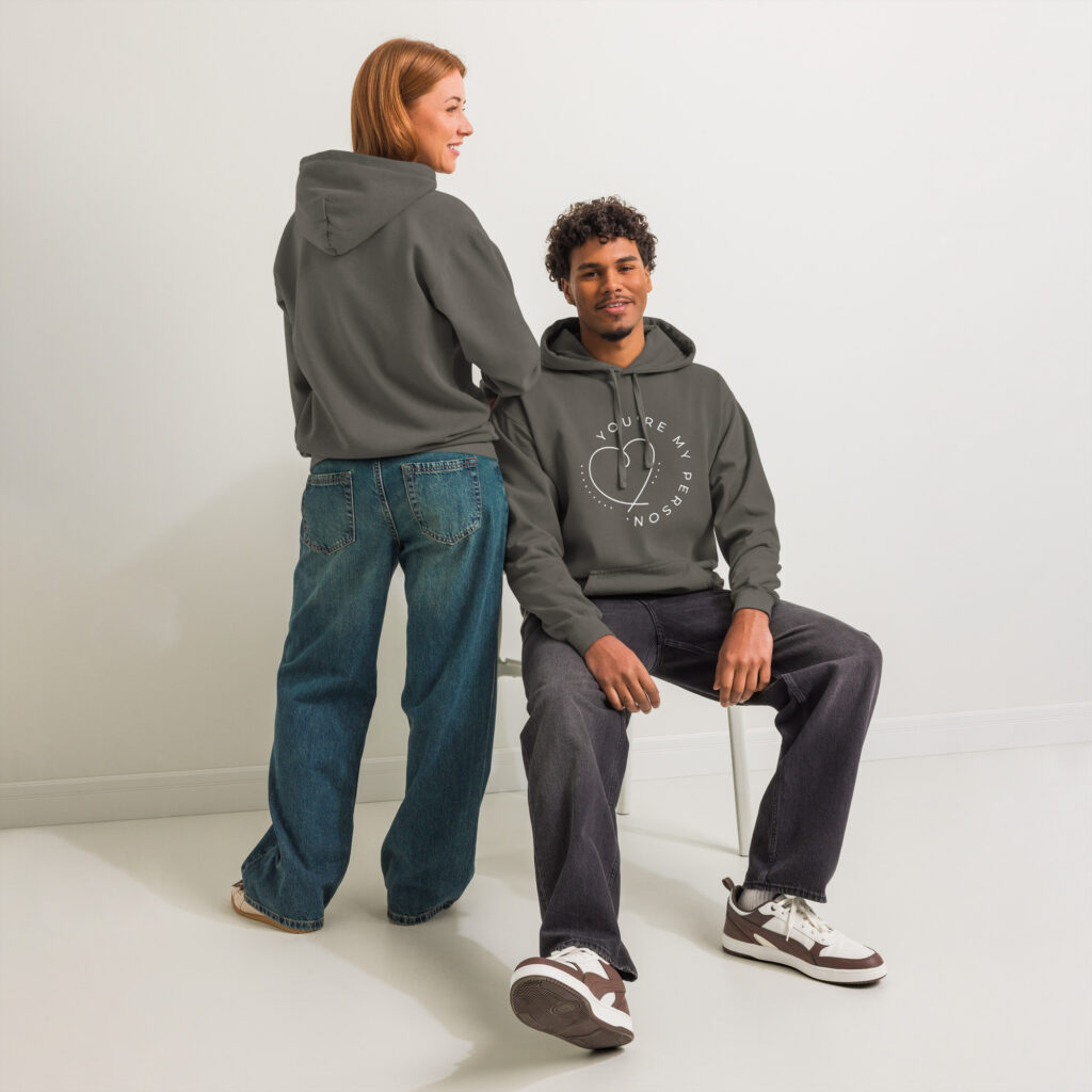 Unisex Garment Dyed Hooded Sweatshirt I Comfort Colors 1567 Pepper Front 69609dd27805e 1024x1024